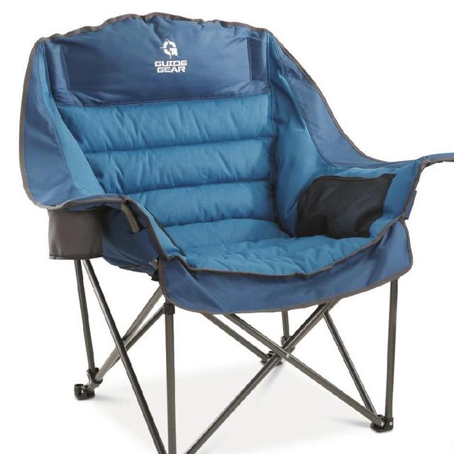 Guide Gear Oversized XL Comfort Padded Camping Chair, 400-lb. Capacity.