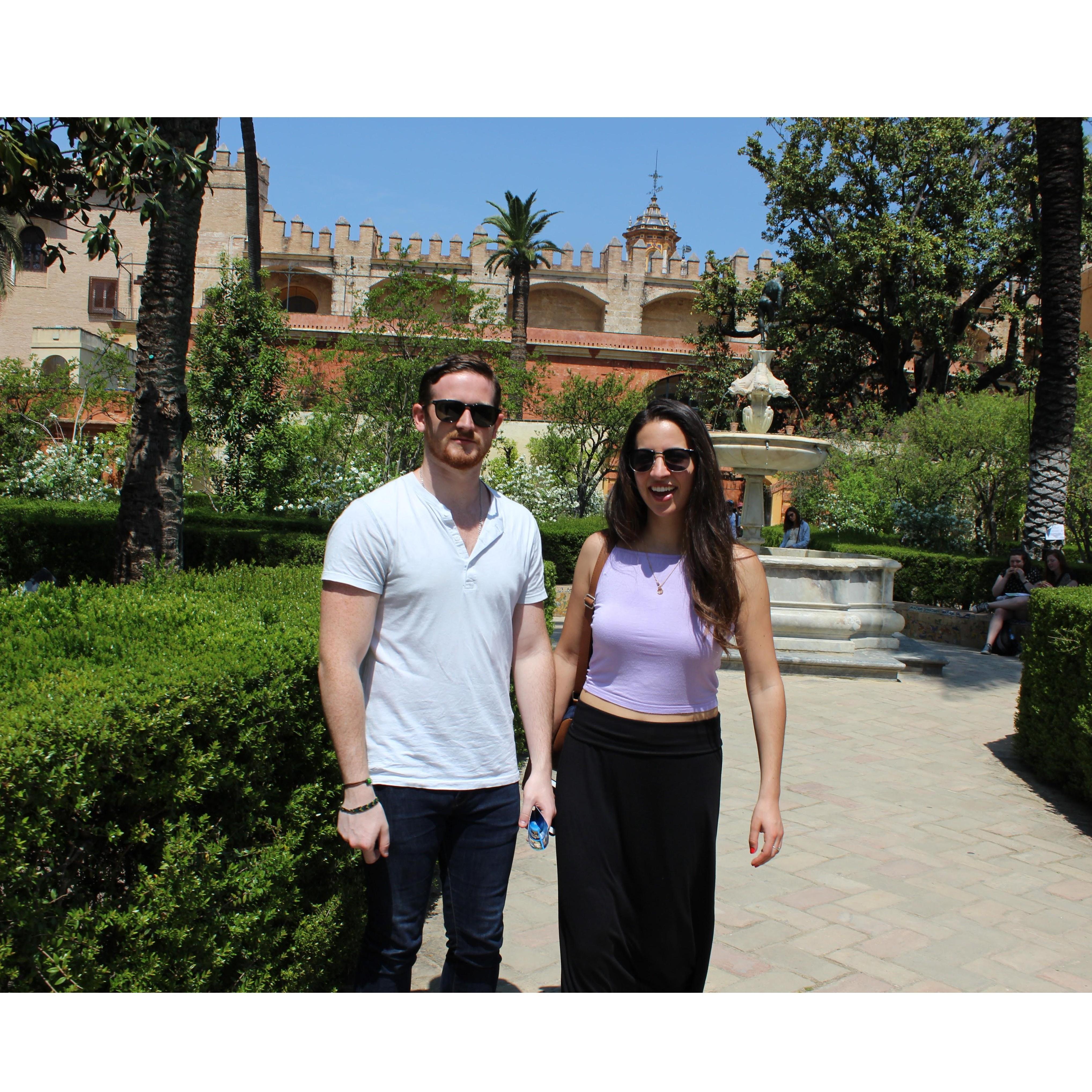 Sevilla, Spain. Sofia's favorite Spanish city!! Christian's original plan was to go back to Sevilla and propose in 2020 but then....2020 happened...