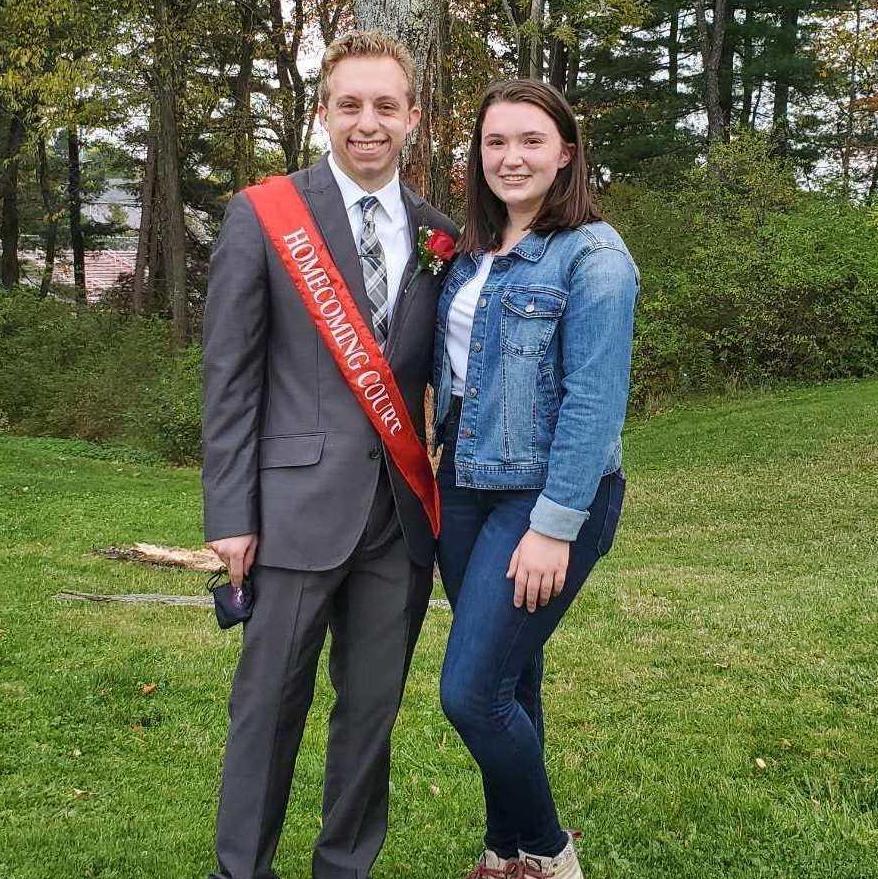 Our first picture we took only days before we started dating! Randee was on homecoming court and Alexis' sorority was close behind his car walking in the parade on campus