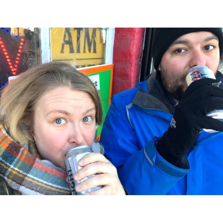 At the Eagles' Super Bowl Parade.