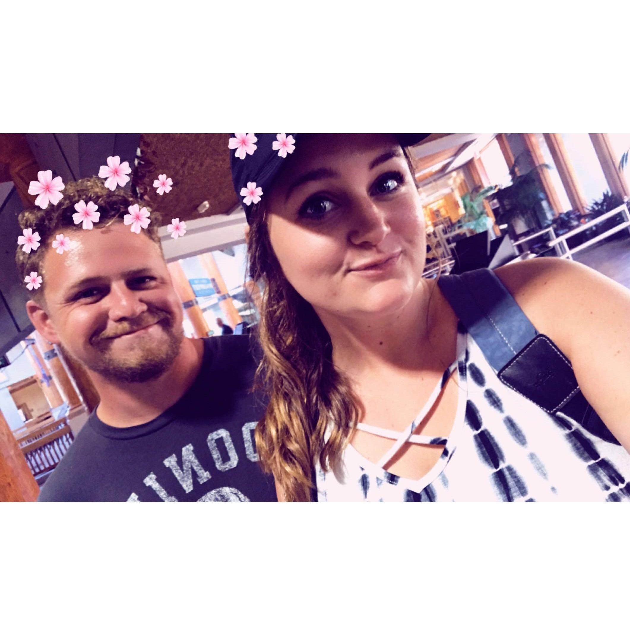 Our very first photo together