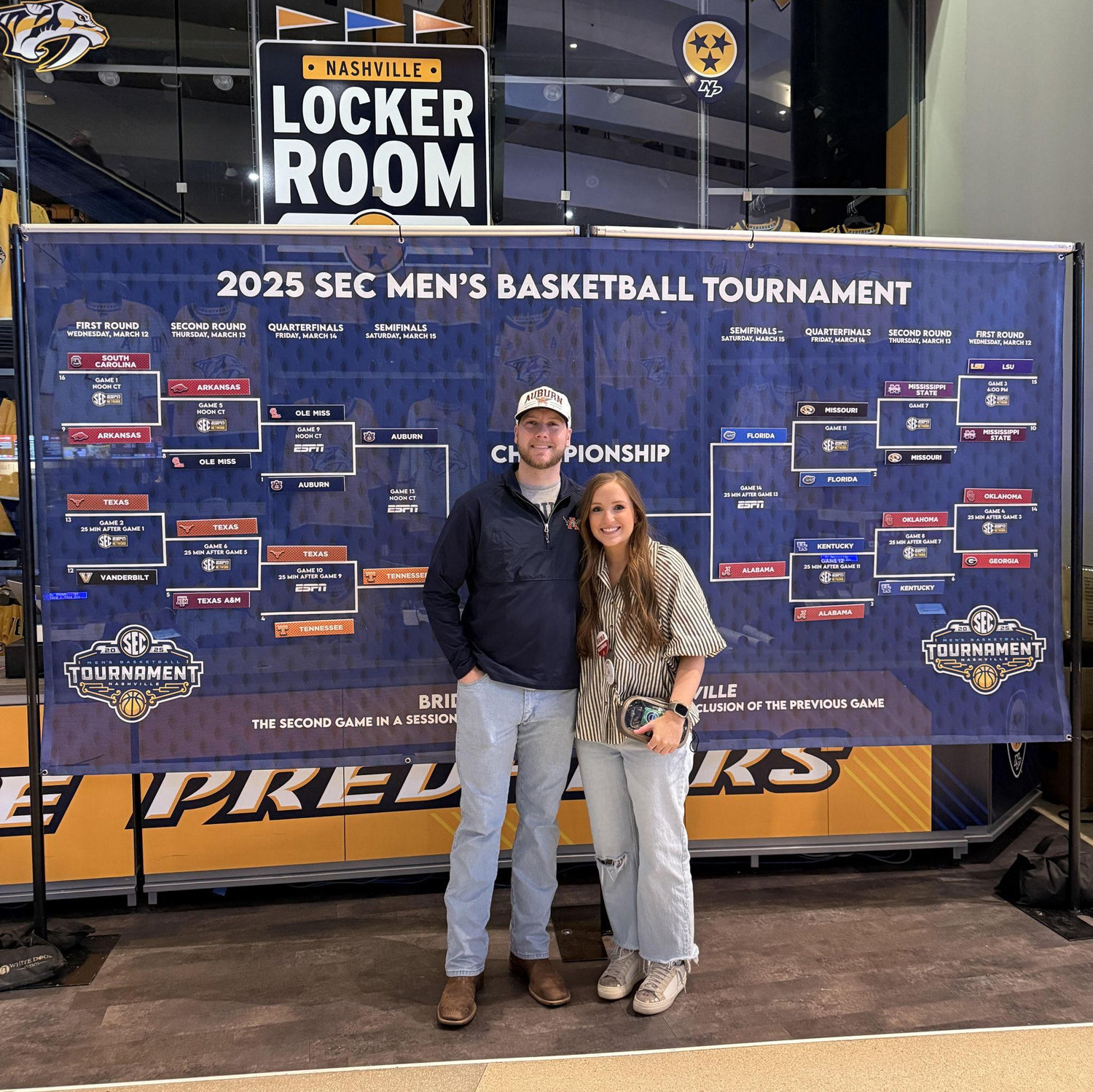 SEC Basketball Tournament in Nashville. Becoming another yearly tradition!