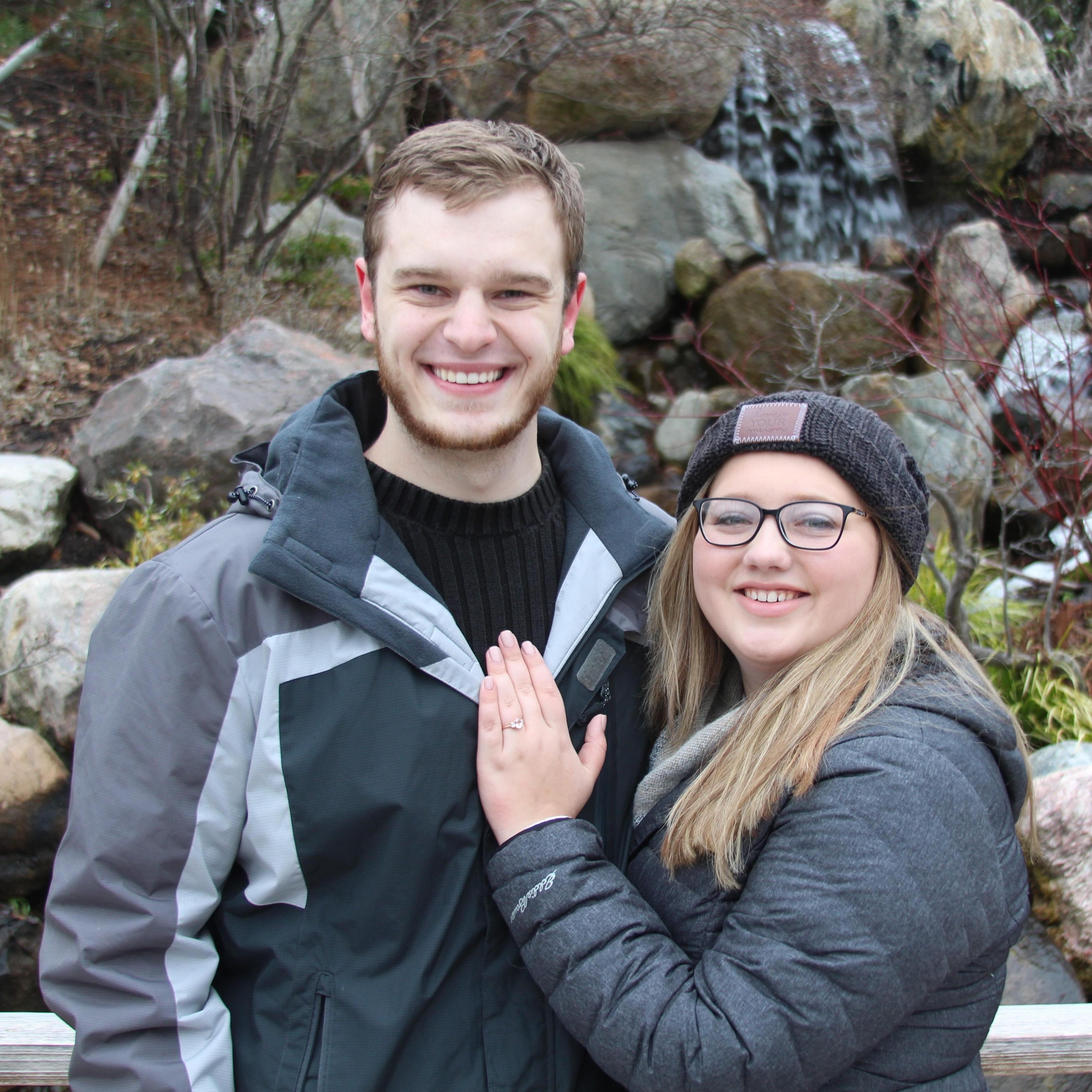 Post-engagement smiles!