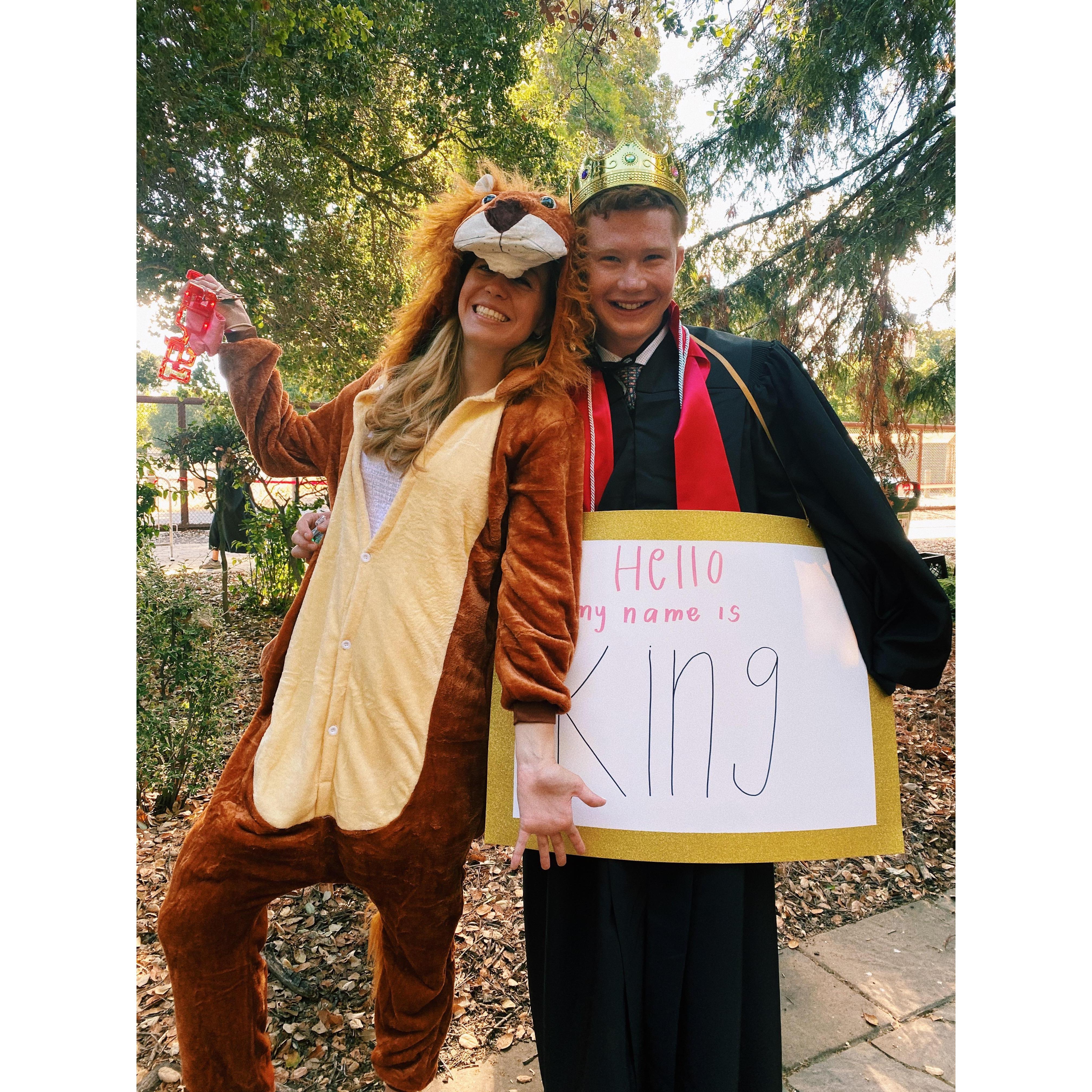 Wacky Walk at Stanford Graduation...hours before we got engaged!
