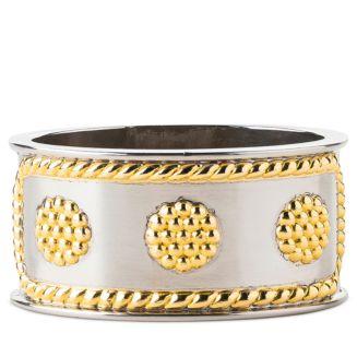Juliska Berry & Thread Silver and Gold Tone Napkin Ring