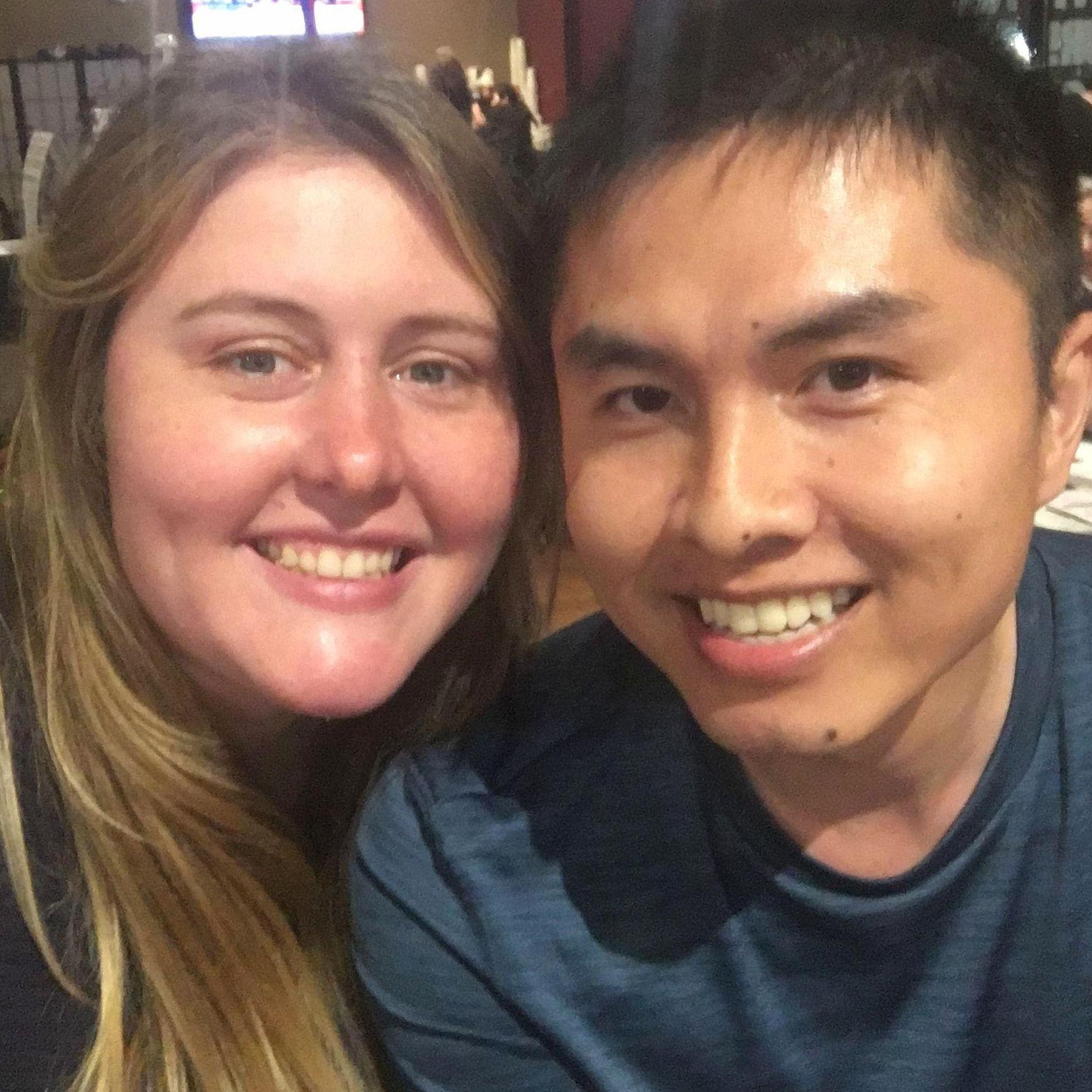 Thien's Birthday went out to eat in SC.