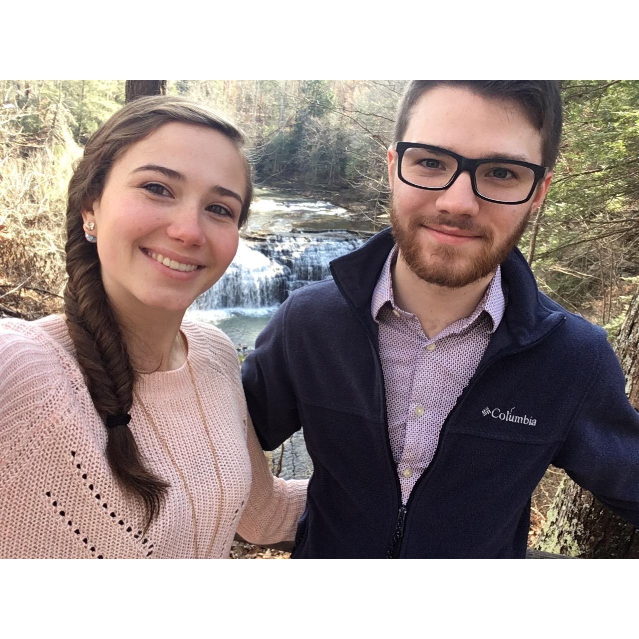 Our very first date! More waterfalls!