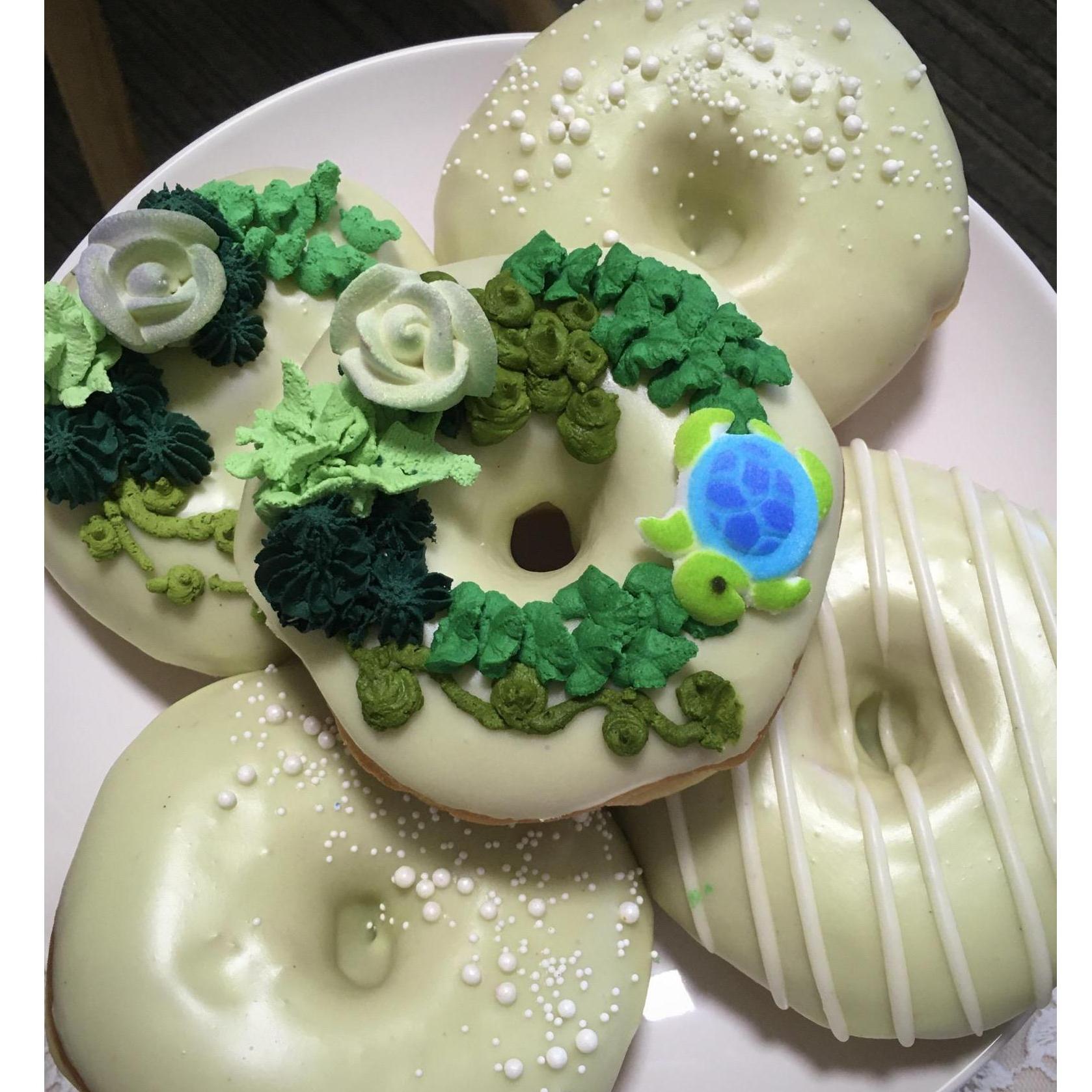 Glam Doll Donuts custom creations for our pandemic ceremony, 10/10/2020