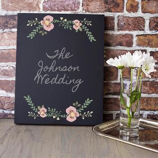 Personalized Wedding Chalkboard Sign