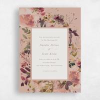 Brown Wedding Invitation - Ciliegio Classic