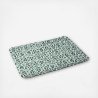 Broderie Eucalyptus Memory Foam Bath Mat