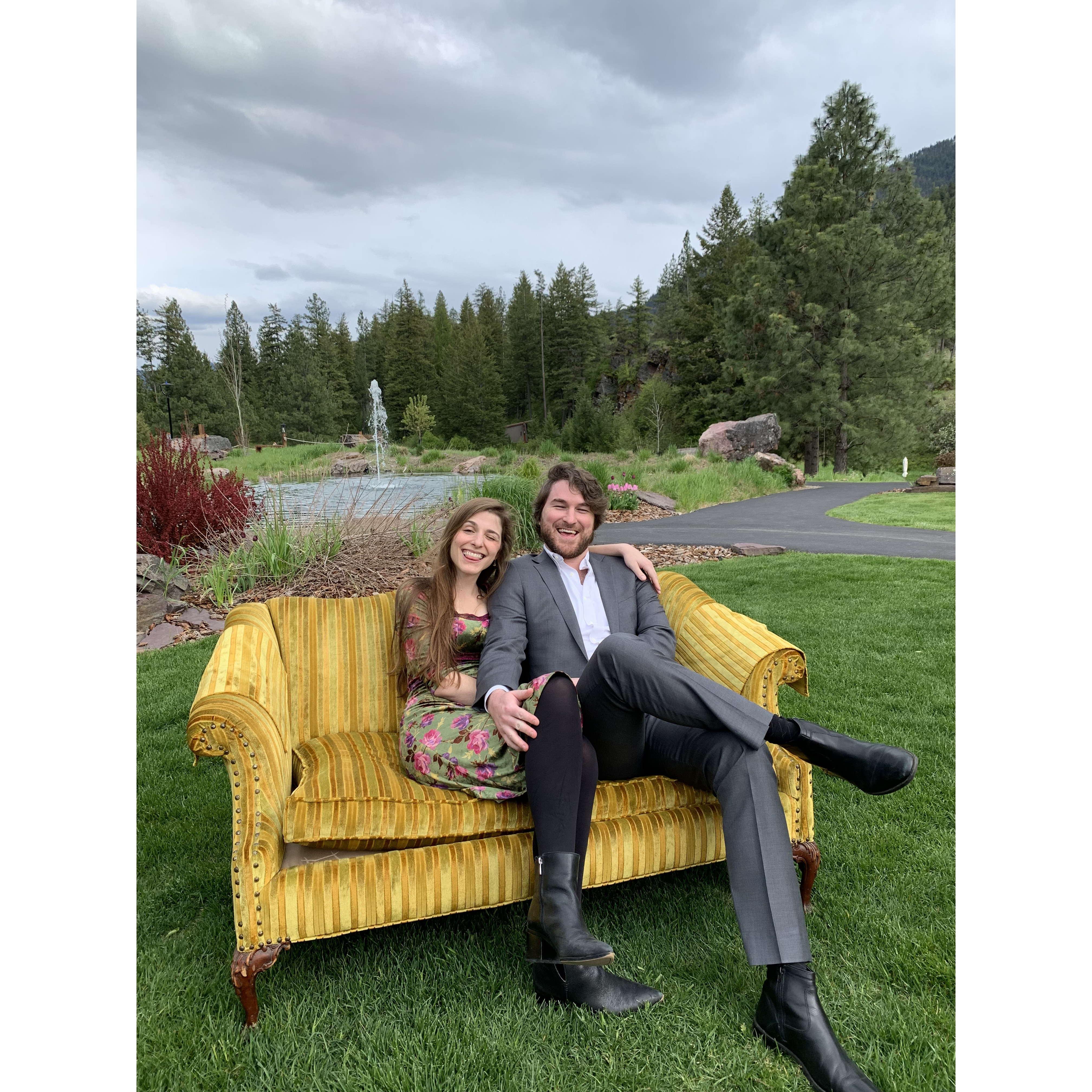 At Kristina and Olly's Wedding! 