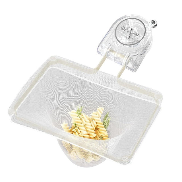 Kitchen Sink Strainer with 100 PCS Filter Mesh Bag, Food Waste Filter Basket, Suction Cup Folding Washing Vegetables and Fruits Drying Bag Holder(Silver)
