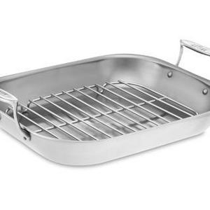 All-Clad Stainless-Steel Flared Roasting Pan, Large