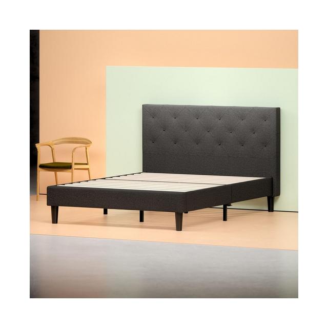 Zinus Shalini Platform Bed Frame / Strong Wood Slat Support, Queen