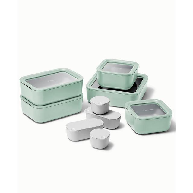 Caraway 14 Piece Glass Food Storage Set