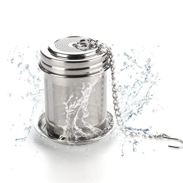 House Again Tea Ball Infuser & Cooking Infuser, Extra Fine Mesh Tea Infuser Threaded Connection, for Single Cup