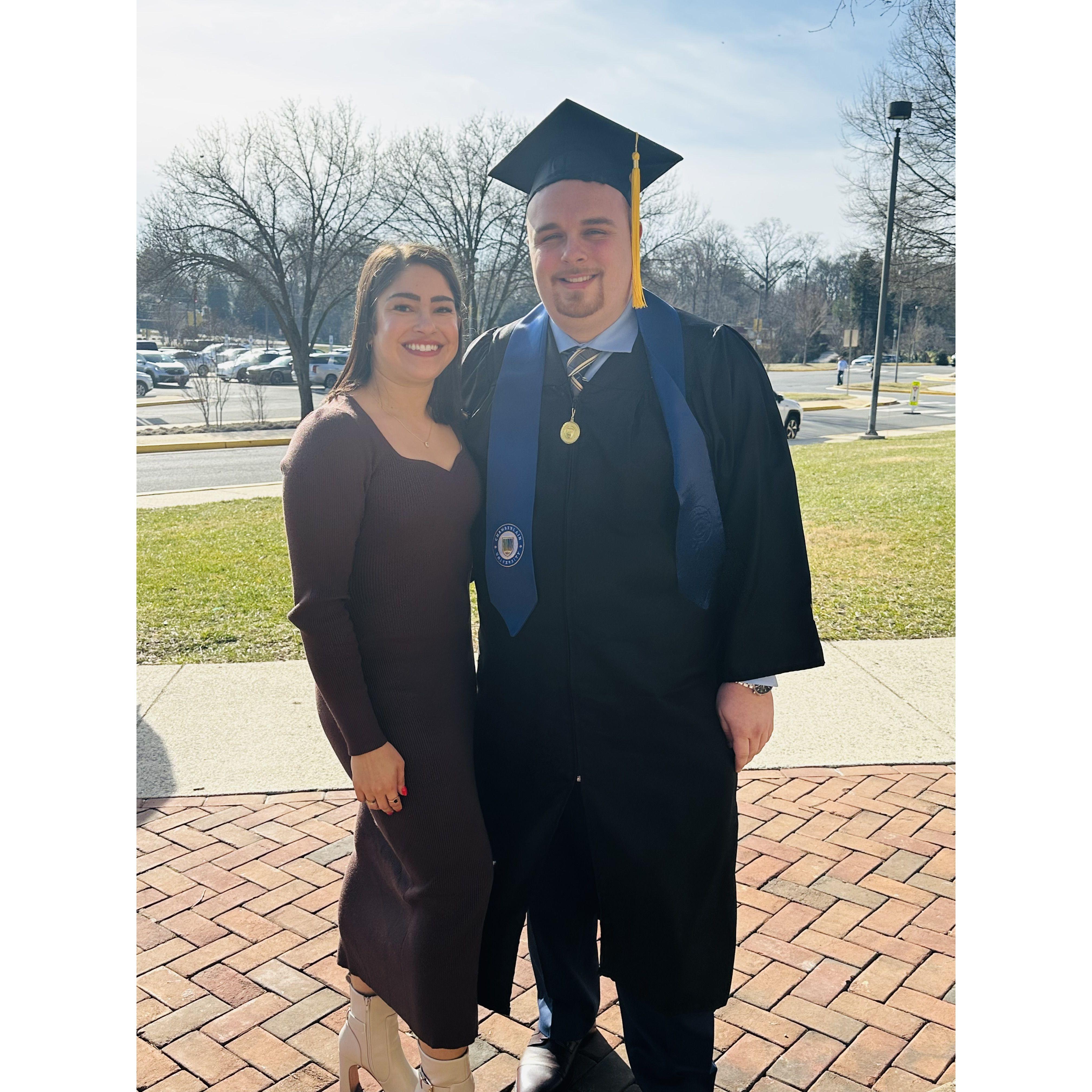 Trevor's nursing school graduation!
