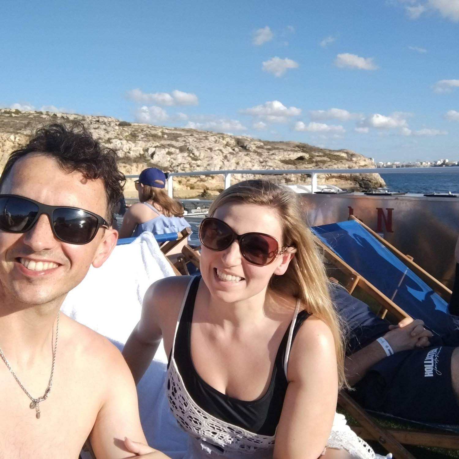 Holiday boat trip.