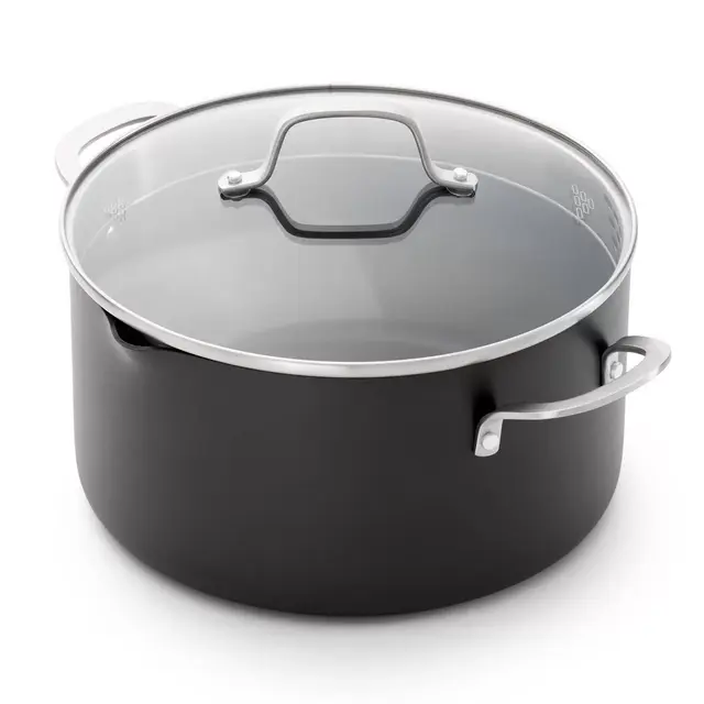 Calphalon 7qt Hard Anodized Nonstick Dutch Sauce Pan with Lid