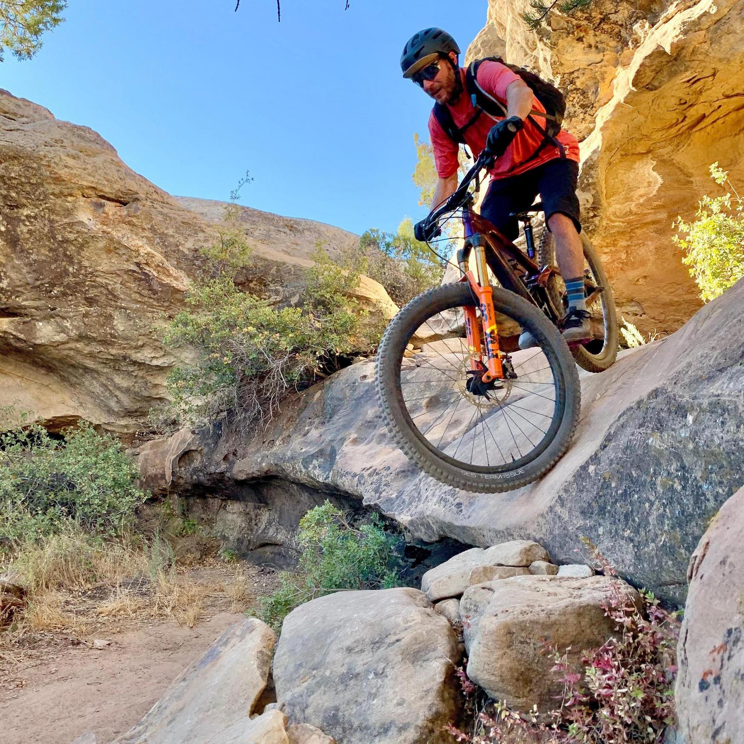 Coops dropping in on the Waterfall.