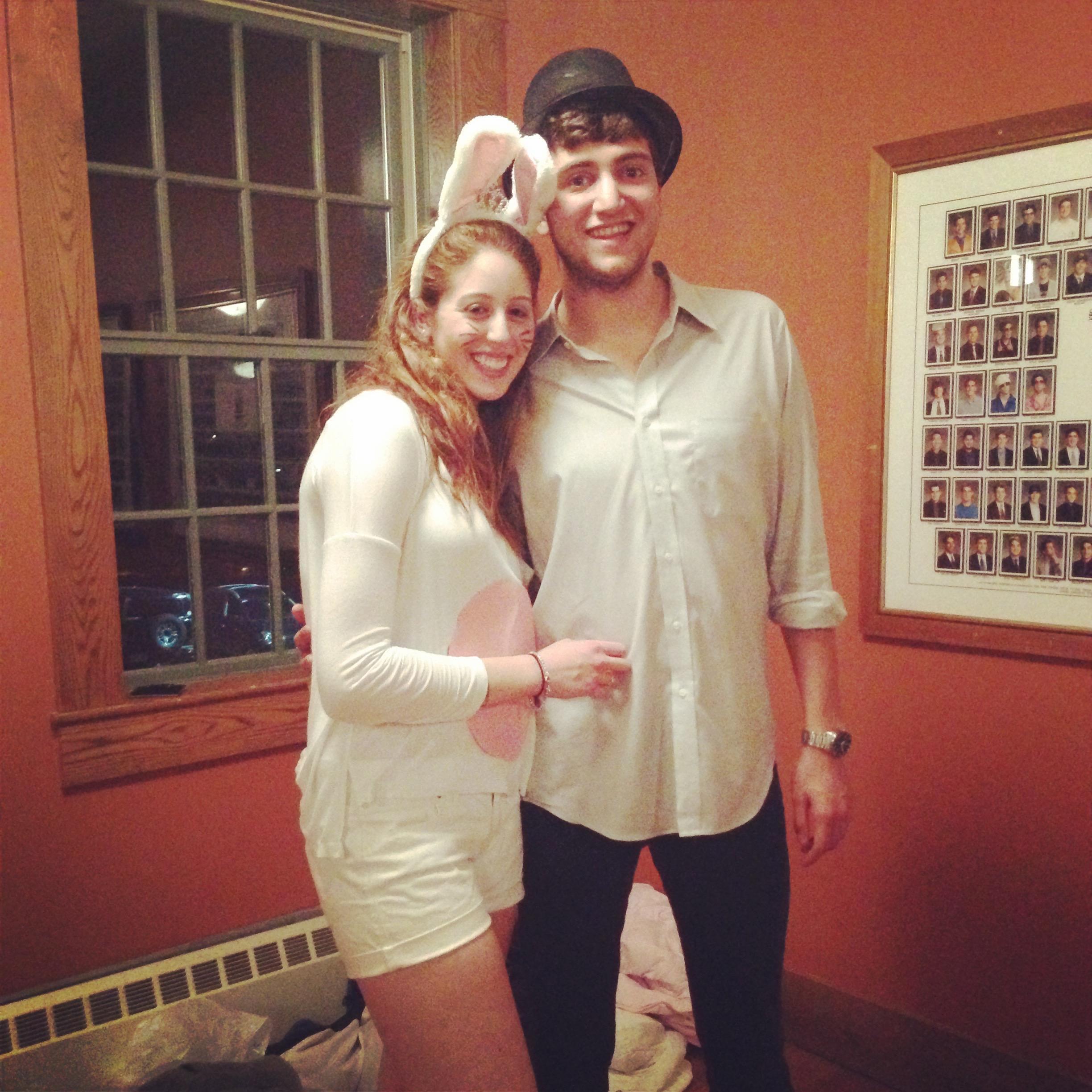 The Mad Hatter & The White Rabbit in April 2014