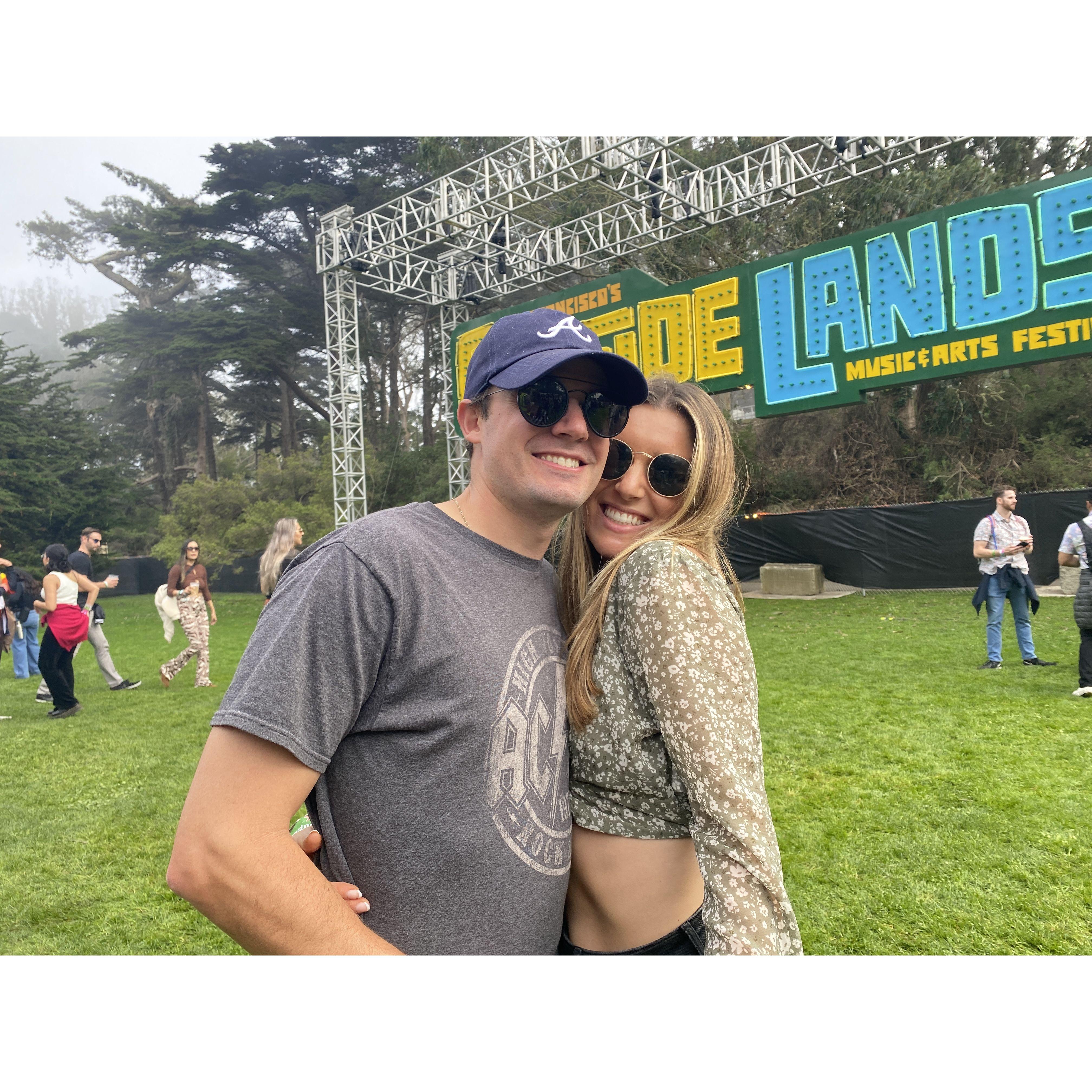 Outside Lands - the coldest festival we've ever been to
