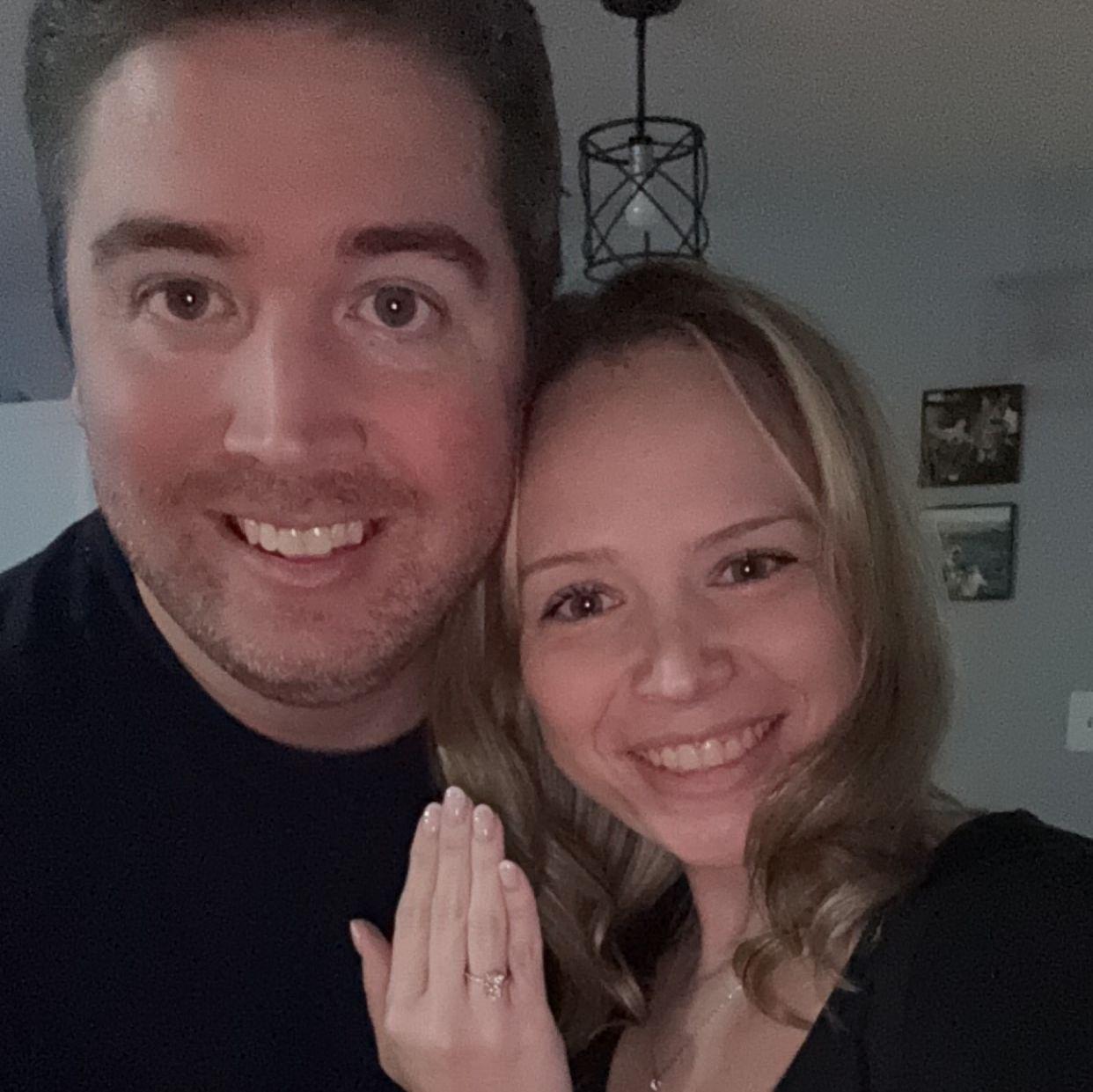 Right after Matt Proposed!