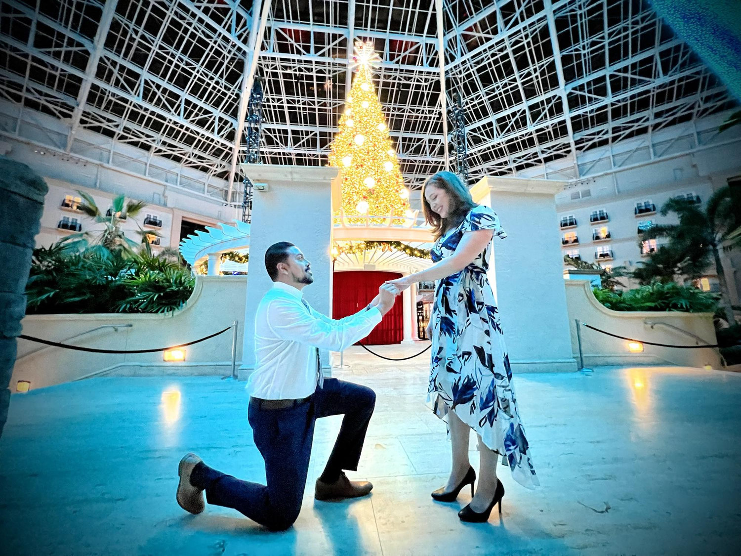 She said yes!