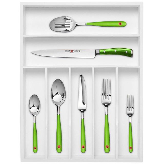 Kitdrawb 2.5'' H x 13'' W x 17'' D Flatware & Kitchen Utensils Drawer Organizer