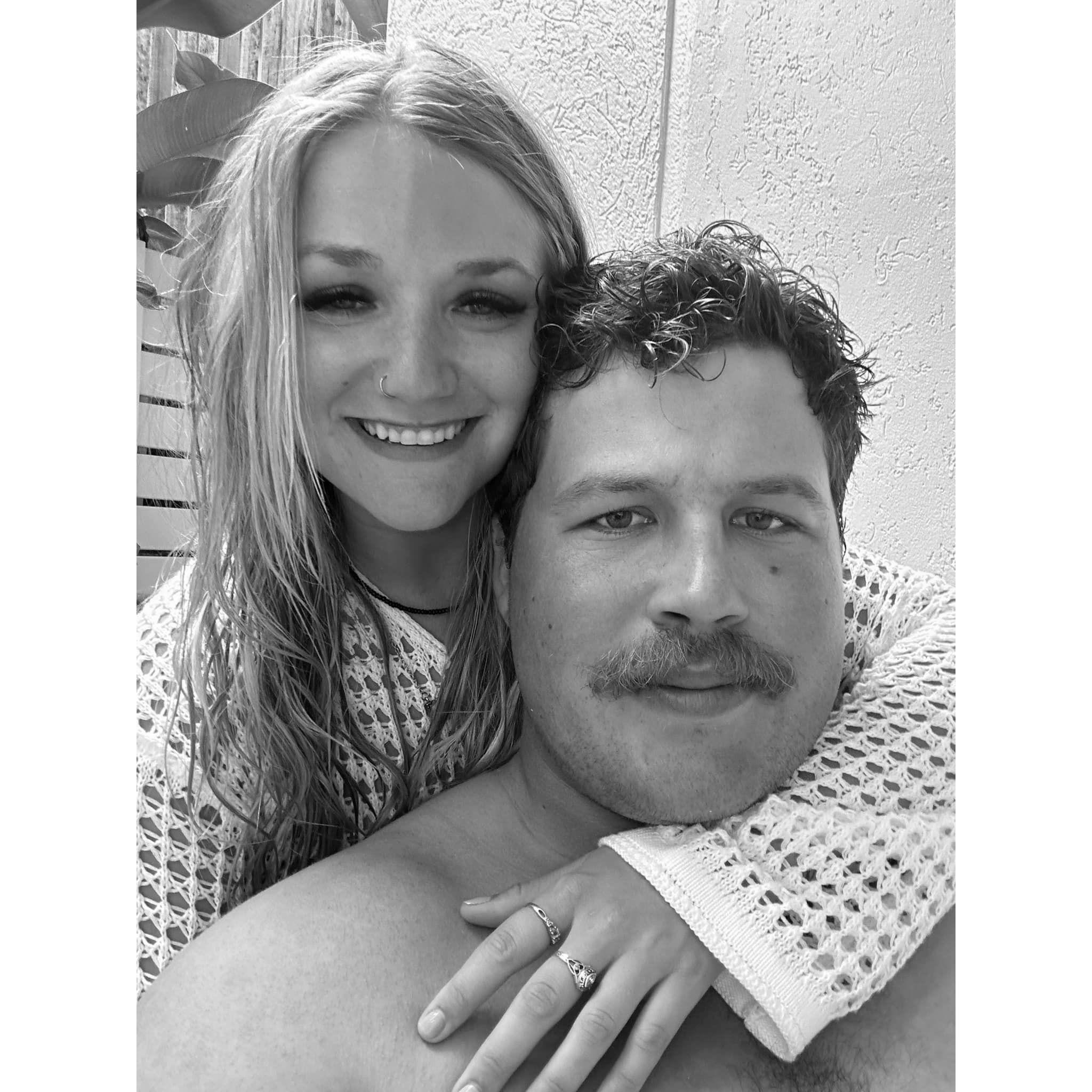 Brooks first trip to Australia, photo took in Port Douglas.