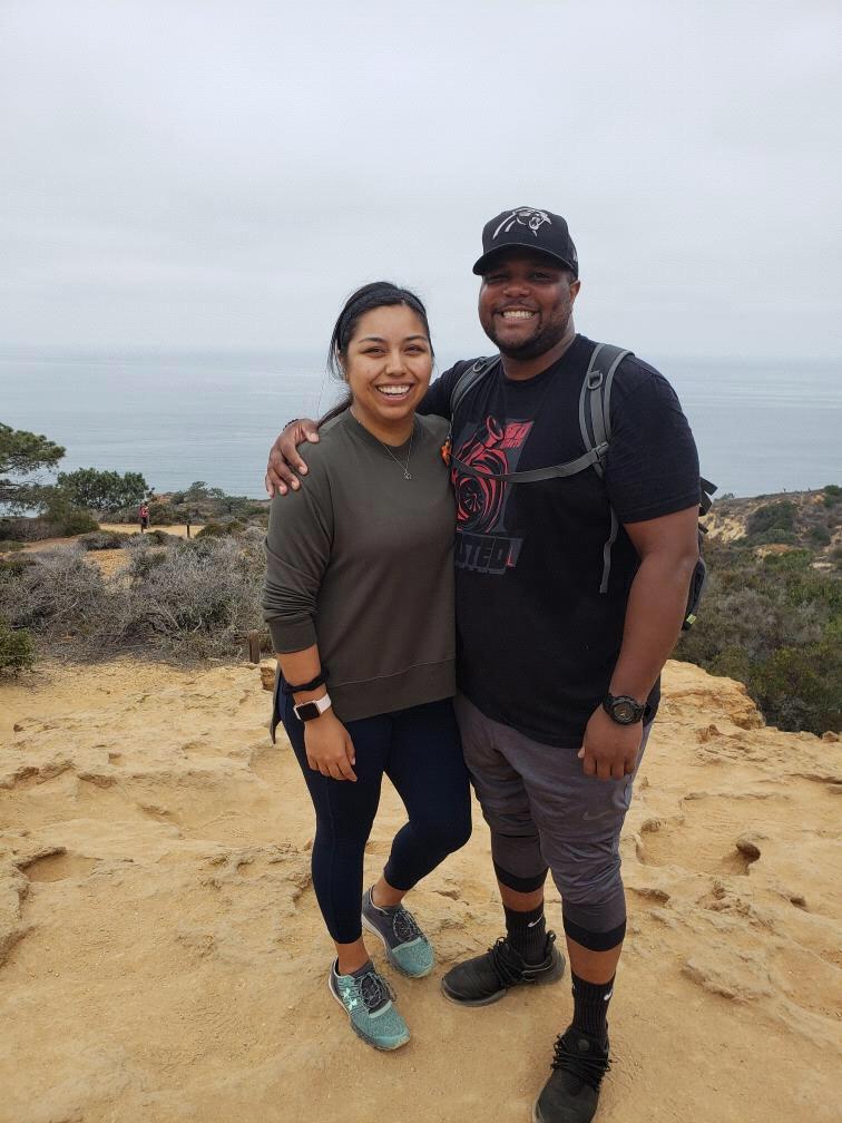 Our 1st hike together at Torrey Pines