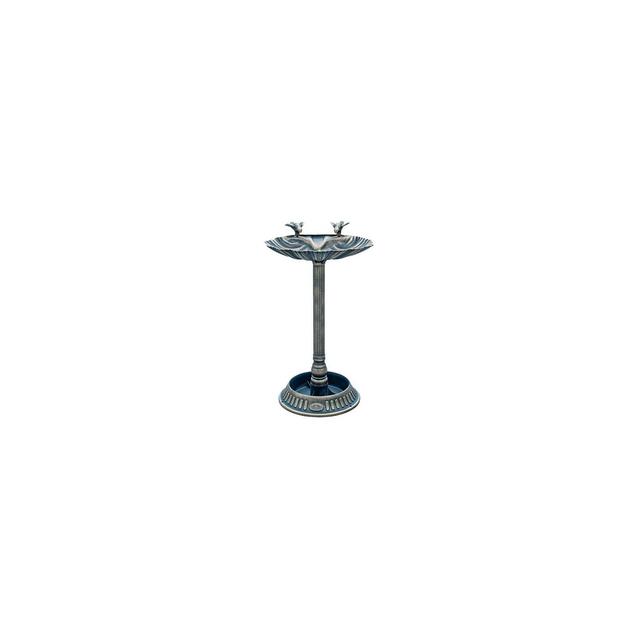 26"H Polyresin Birdbath - Golden Bronze - Backyard Expressions