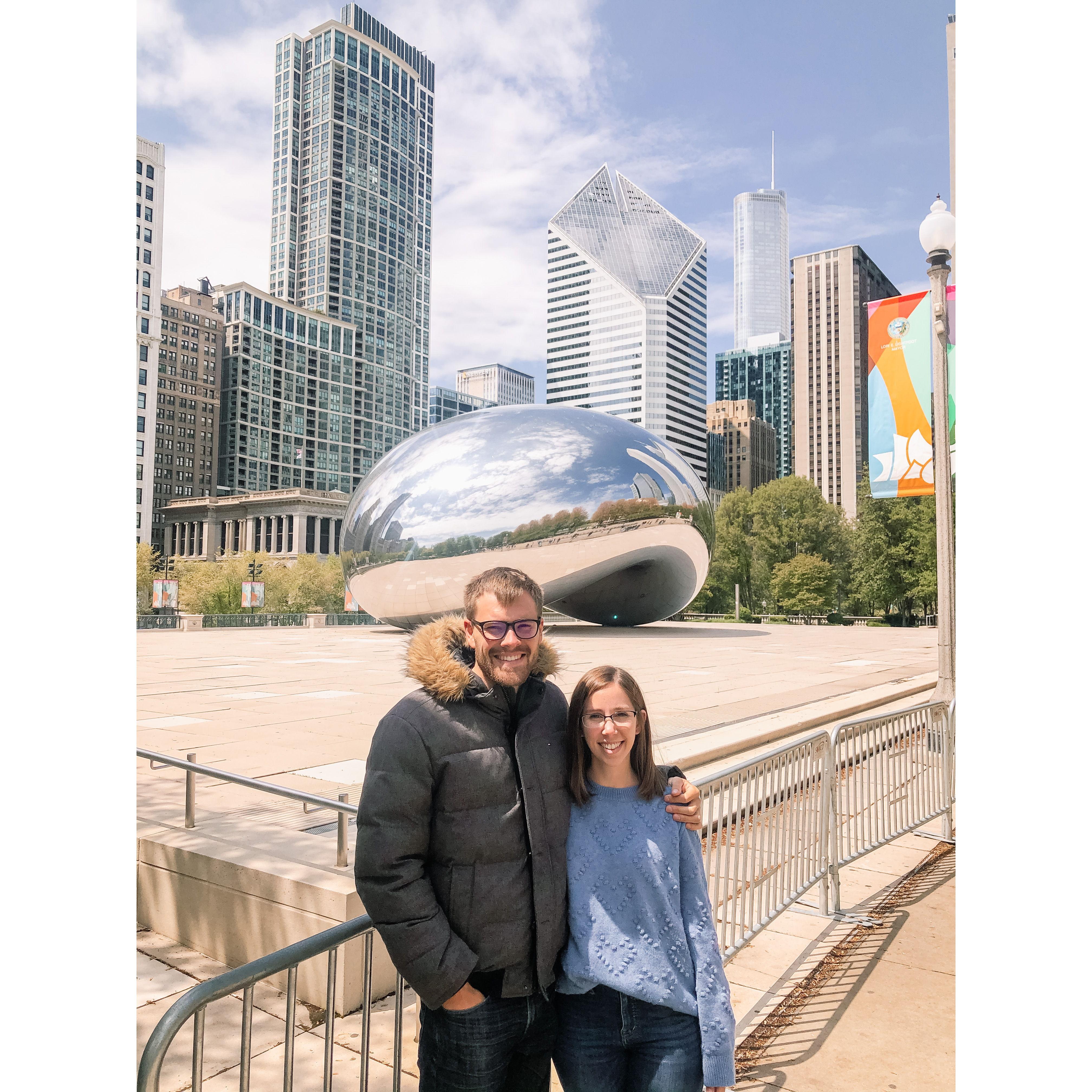 First visit to Chicago to meet Henry's family! May 2021