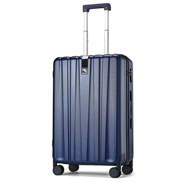 Hanke Upgrade Carry On Luggage Airline Approved, 20'' Lightweight Hardside Suitcase PC Hardshell Luggage with Spinner Wheels & TSA Lock,Carry-On 20-Inch(Dark Blue)