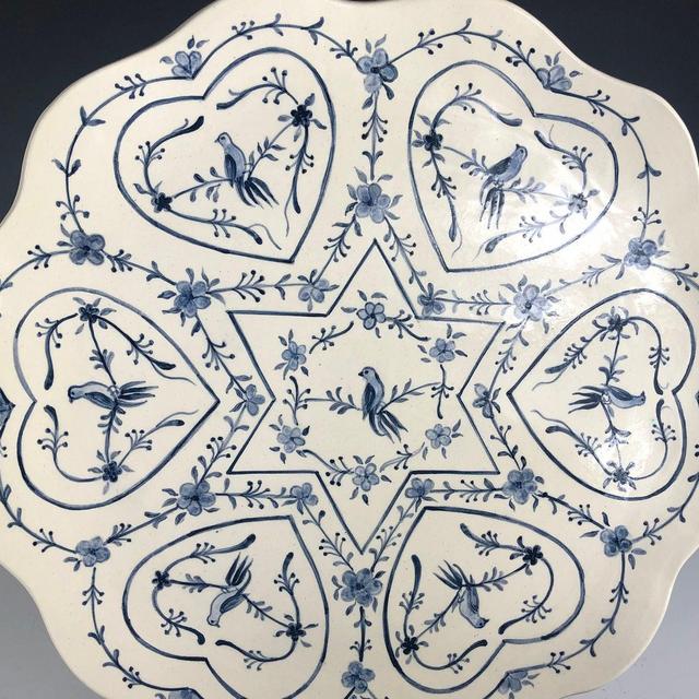 Seder handmade ceramic passover plate,...