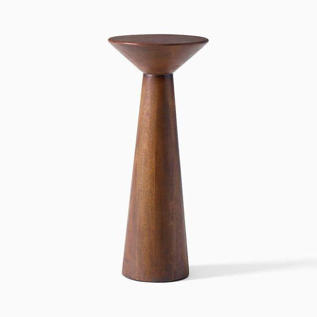 Meyer 21 Inch Drink Table, Dark Walnut