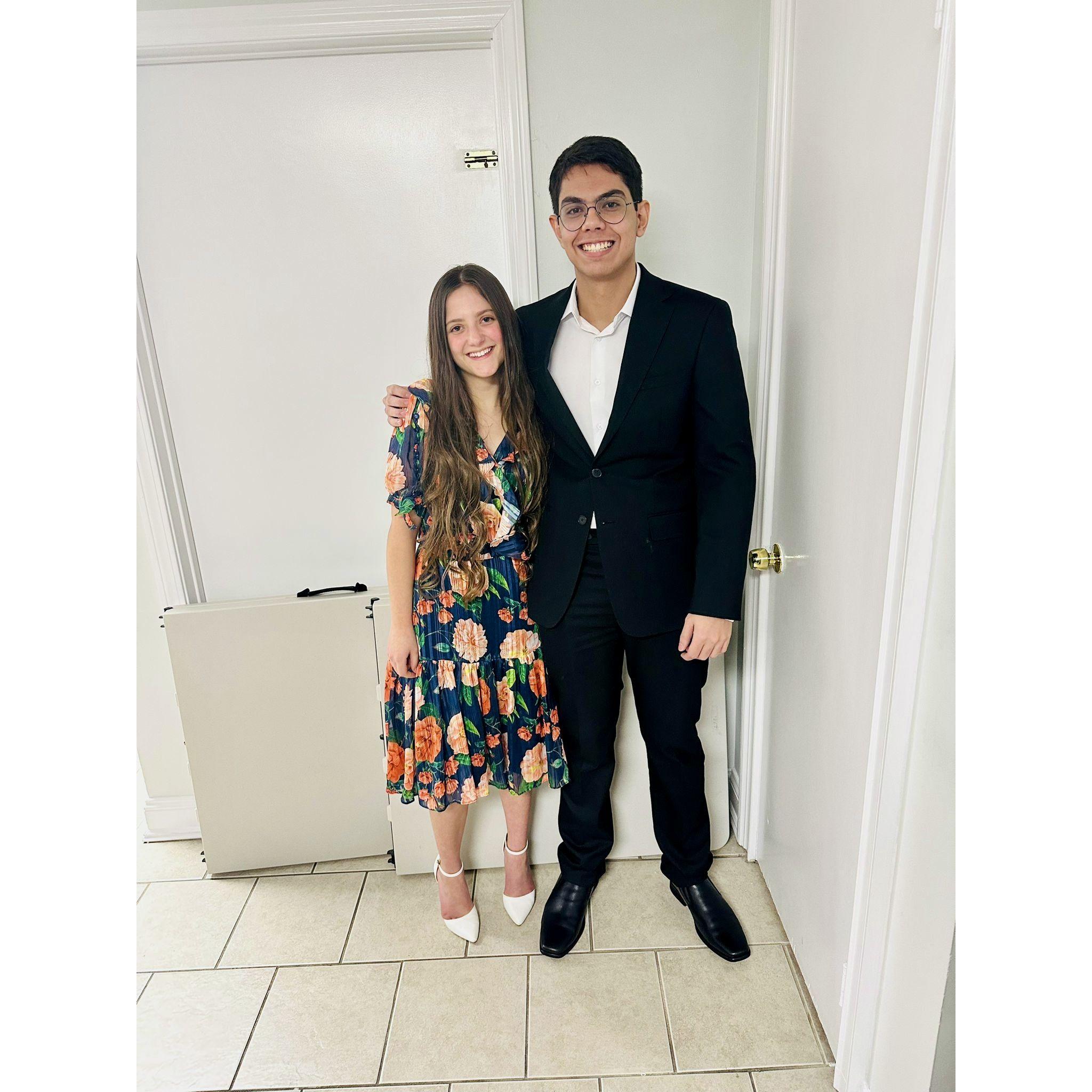 29 de janeiro de 2023 — o dia do batismo do Vini e também da nossa primeira foto juntos. Um dia cheio de significado e começo de tantas coisas boas.