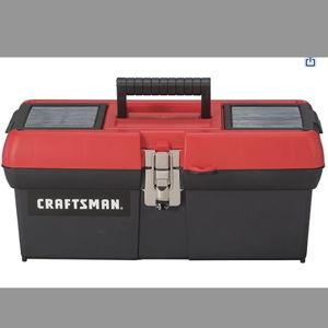 CRAFTSMAN Tool Box, Lockable, 16 in., Red/Black (CMST16901)