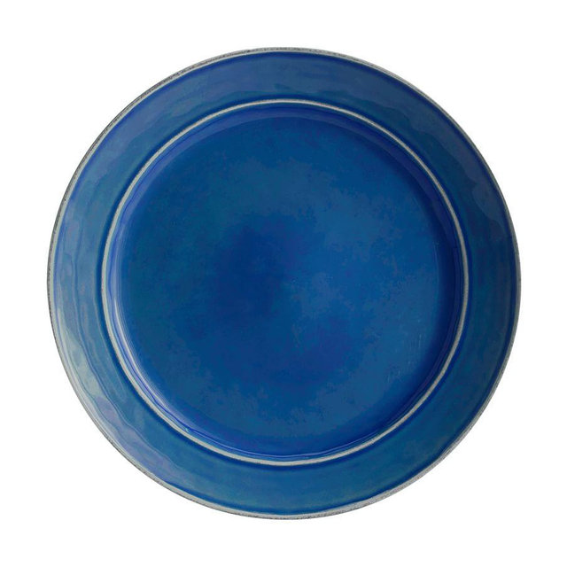 Cambria Stoneware Salad Plates, Set of 4 - Ocean Blue