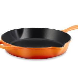 Le Creuset Signature Cast-Iron Deep Skillet, 12", Flame