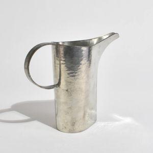 Vintage Sculptural Hammered Pitcher