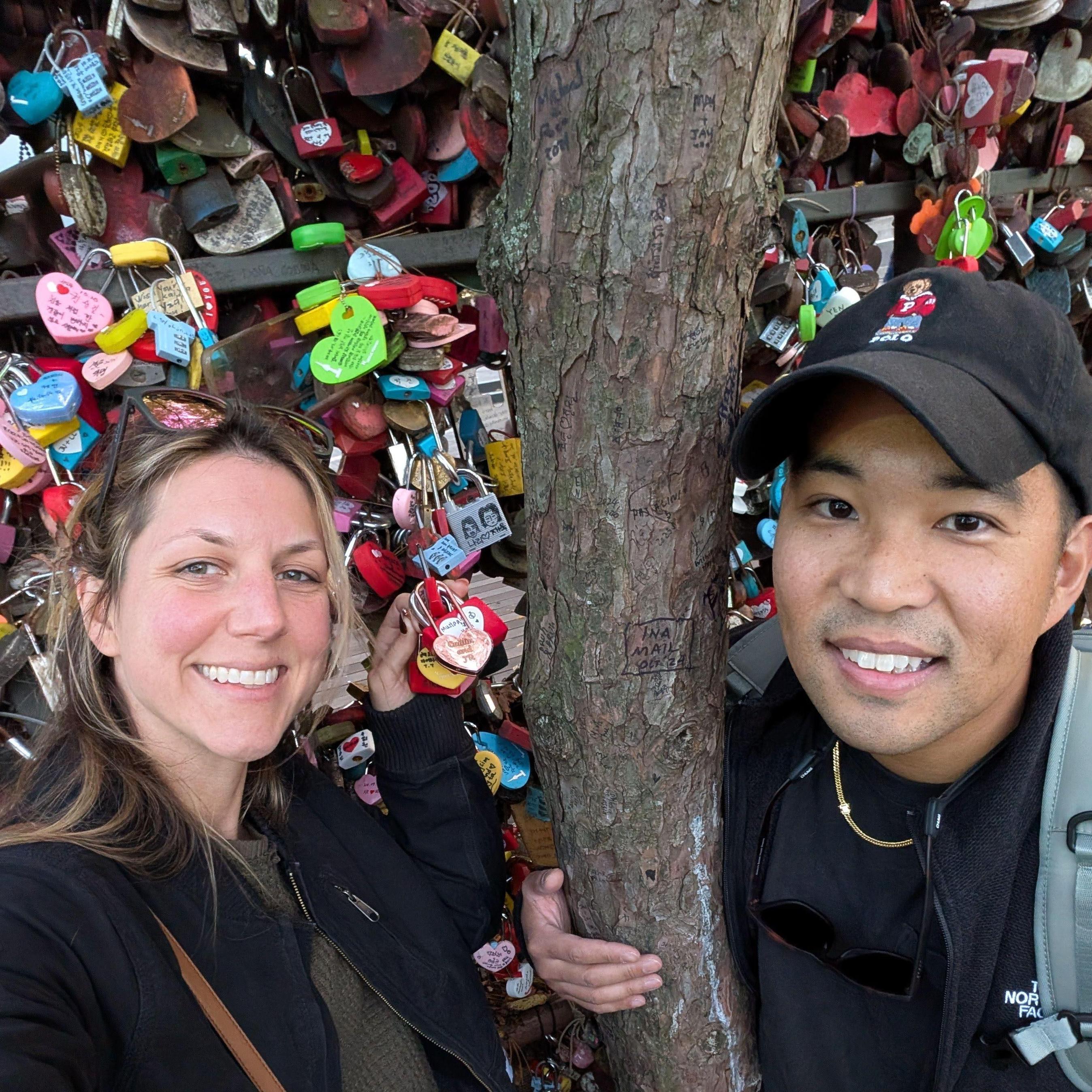 Love lock in Korea <3