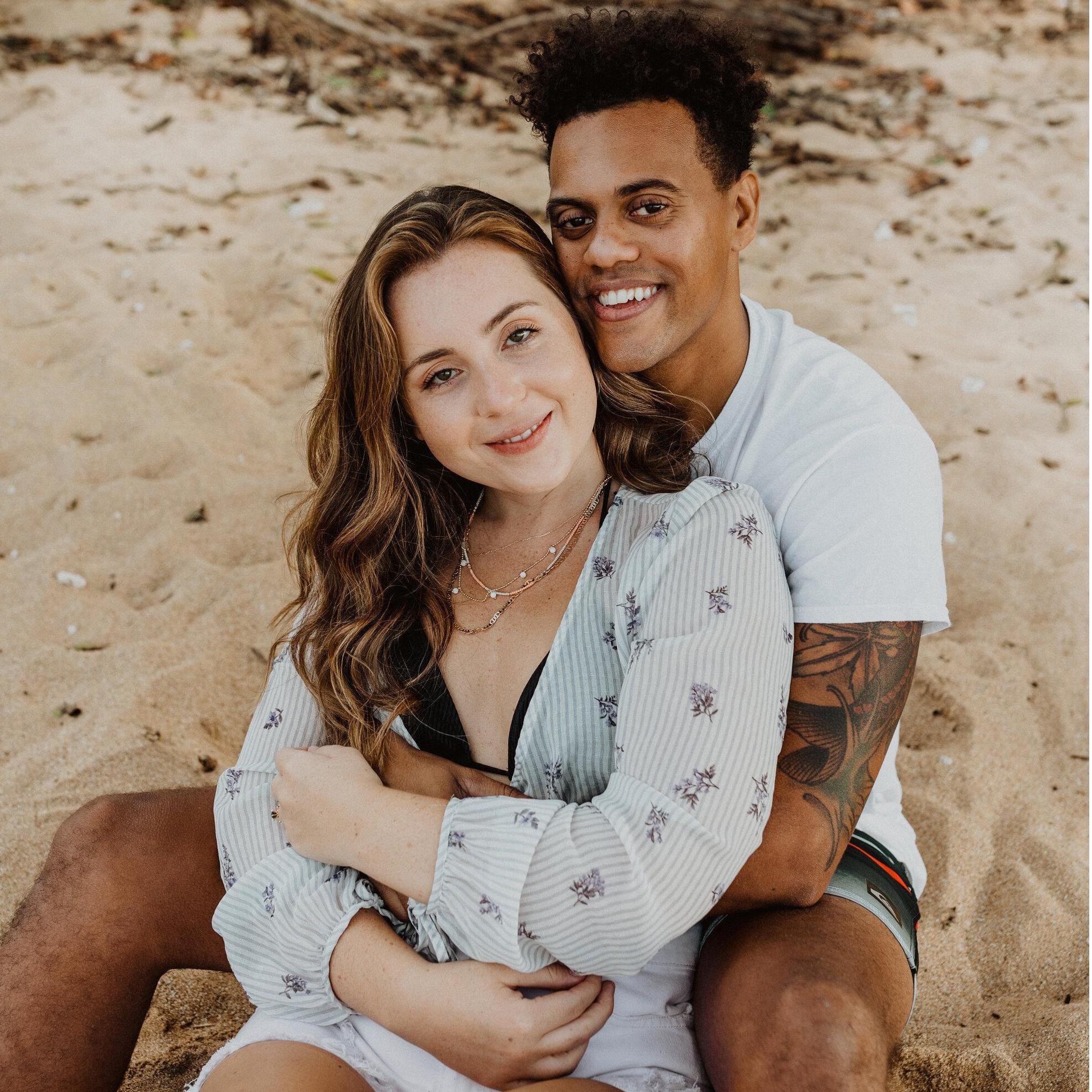 Engaged, happy and ready to start the next chapter of our lives together!