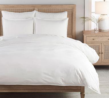 Spencer Washed Organic Cotton Duvet Cover & Shams - White