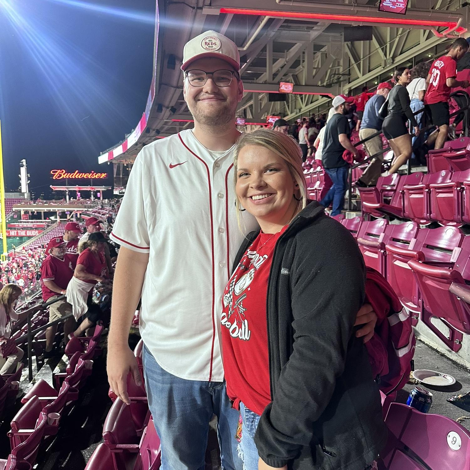 Our second Reds game together.