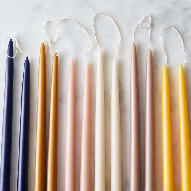Lovely Taper Candles {Greige}