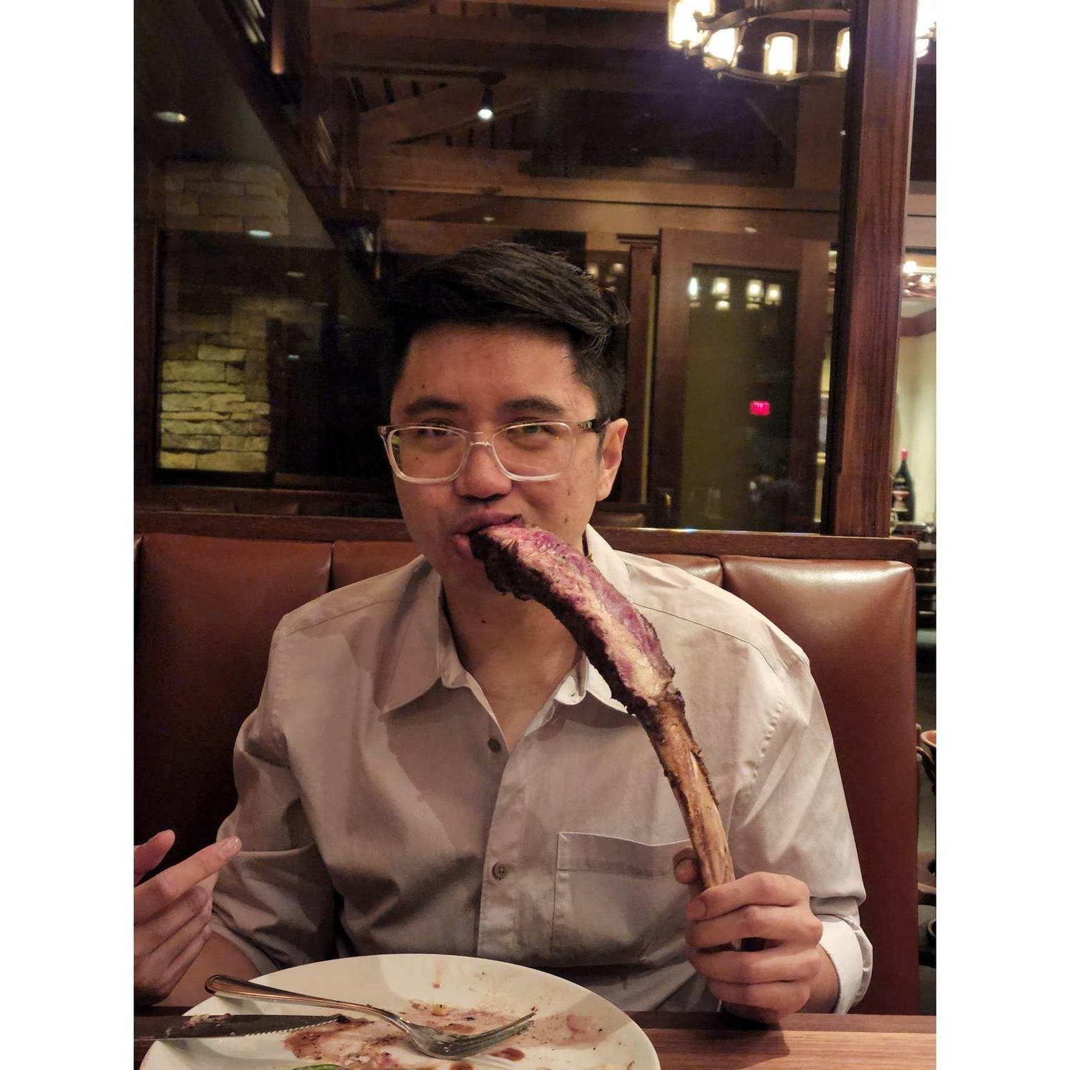 Very much like food