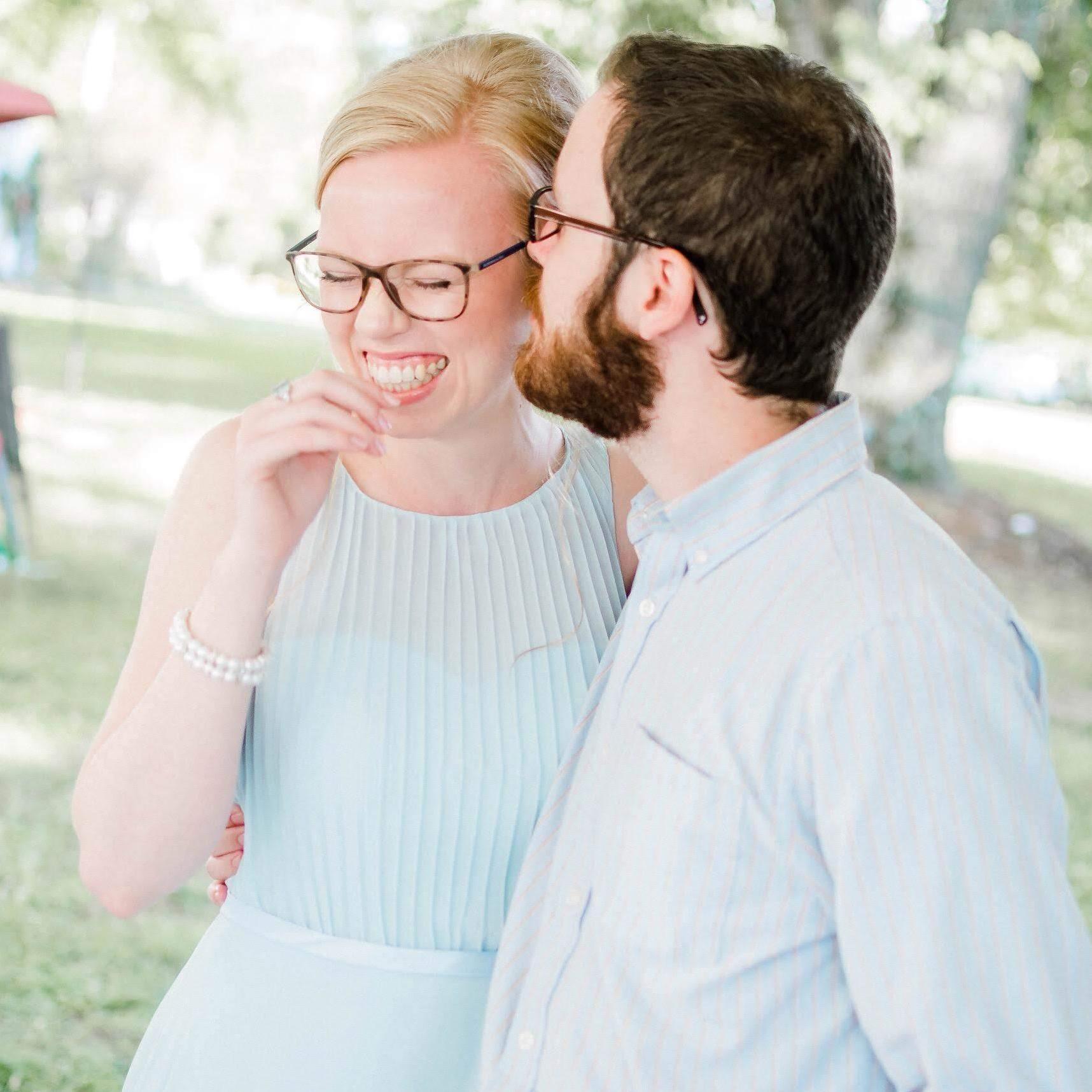 Zach made me laugh at Bridesmaid Michaela Kingsbury's wedding reception in June 2019.
