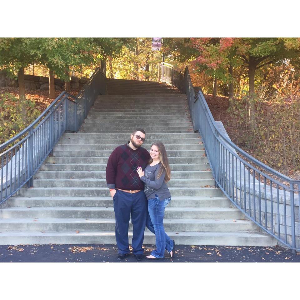 In Piedmont Park after he proposed